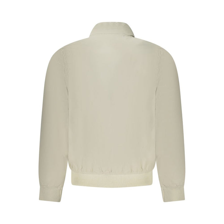 K-WAY Beige Nylon Jackets &amp; Coat
