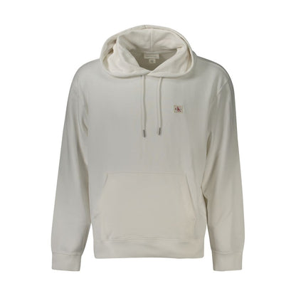 Calvin Klein White Cotton Men's Sweatshirt