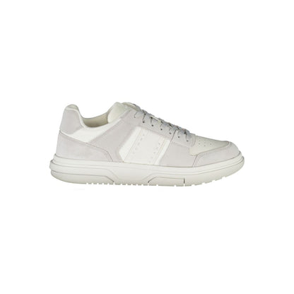 Tommy Hilfiger White Polyester Athletic Sneakers