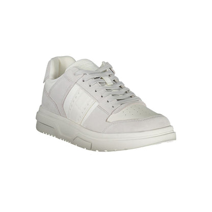 Tommy Hilfiger White Polyester Athletic Sneakers