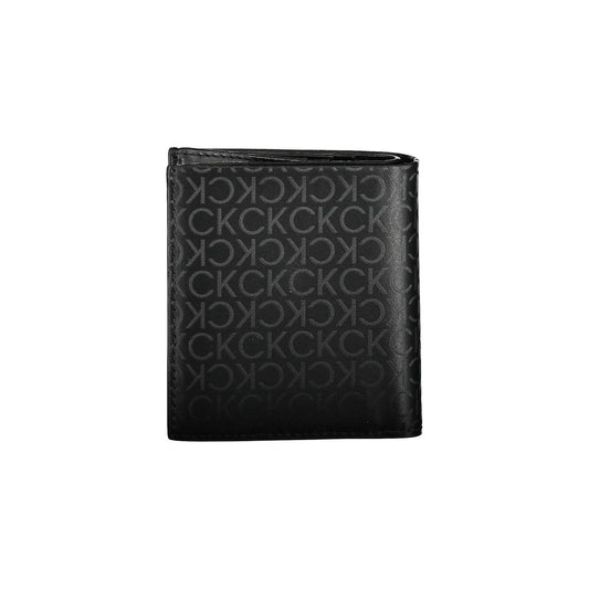 Calvin Klein Black Polyurethane Men Wallet