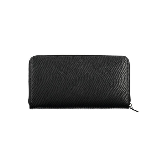 Calvin Klein Black Polyurethane Women Wallet