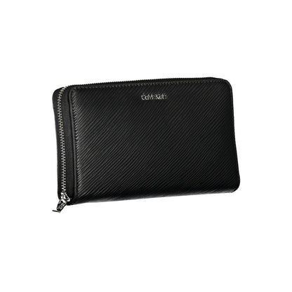 Calvin Klein Black Polyurethane Women Wallet