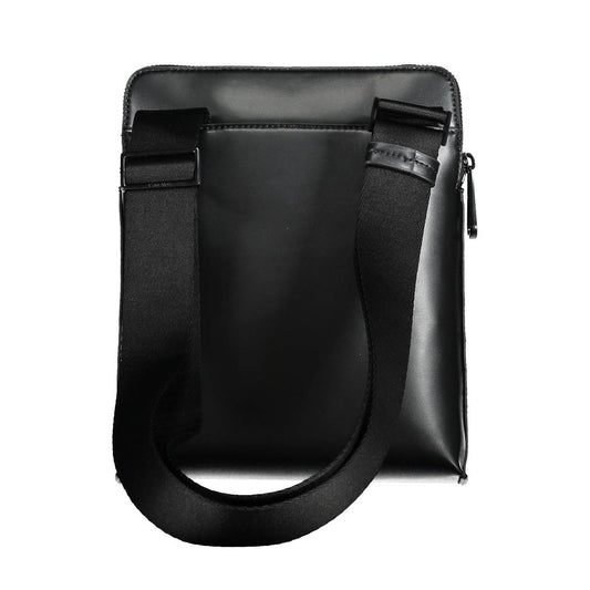 Calvin Klein Black Polyurethane Men's Shoulder Bag