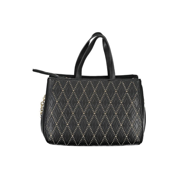 Mario Valentino - Nero Poliuretano Donna Bag with Adjustable and Removable Strap