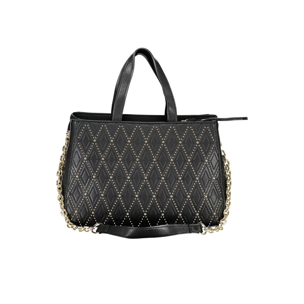 Mario Valentino - Nero Poliuretano Donna Bag with Adjustable and Removable Strap