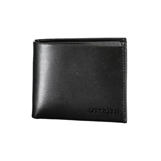 Calvin Klein Black Leather Men Wallet
