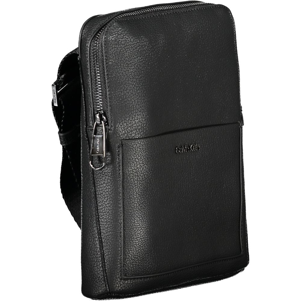 Calvin Klein Black Polyurethane Men&
