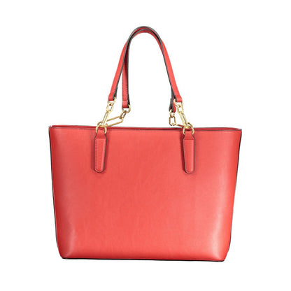 Mario Valentino Red Polyethylene Handbag