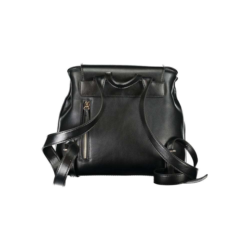 Mario Valentino - Black Polyurethane Women’s Backpack