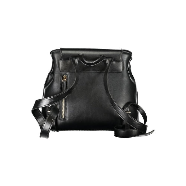 Mario Valentino - Black Polyurethane Women’s Backpack