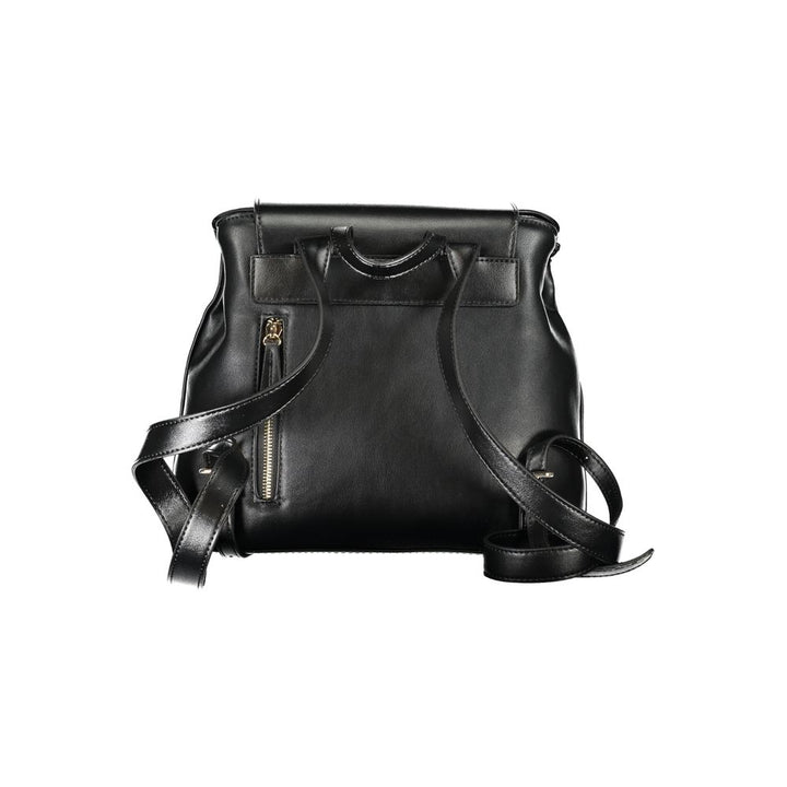Mario Valentino - Black Polyurethane Women’s Backpack