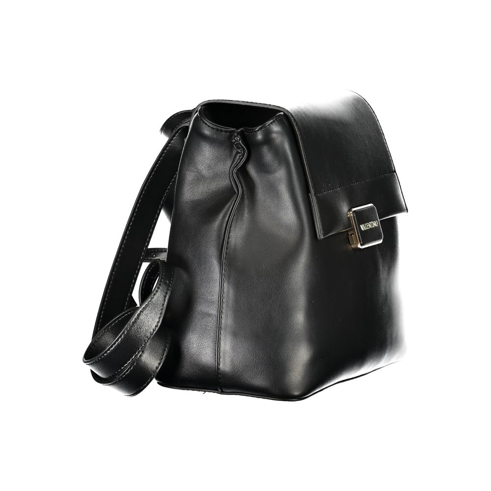 Mario Valentino - Black Polyurethane Women’s Backpack