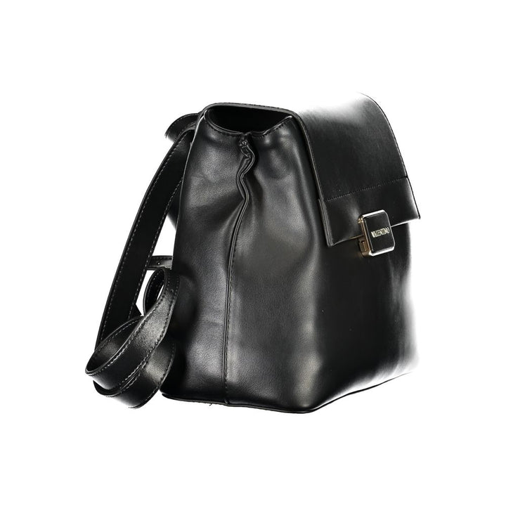Mario Valentino - Black Polyurethane Women’s Backpack