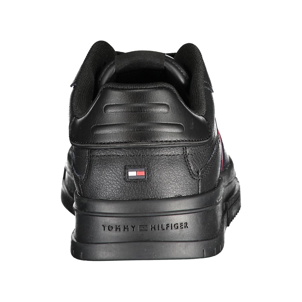 Tommy Hilfiger Black Leather Men&