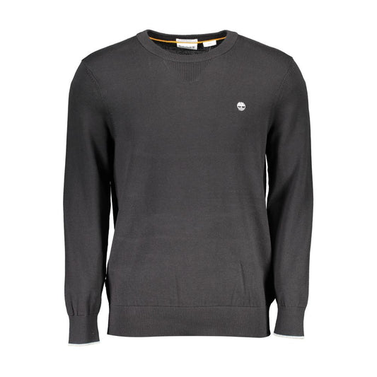 Timberland Black Organic Cotton Men Sweater