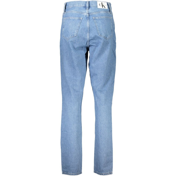 Calvin Klein Azzurro Cotton Women Jeans