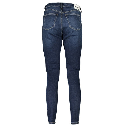 Calvin Klein Blu Cotton Womens Jeans