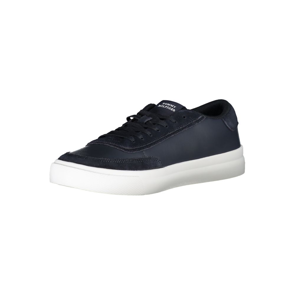 Tommy Hilfiger Blue Polyester Athletic Sneakers