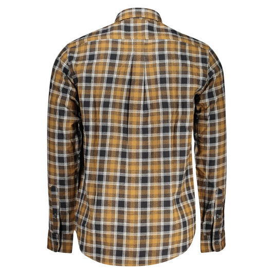 Timberland Brown Cotton Pattern Shirt