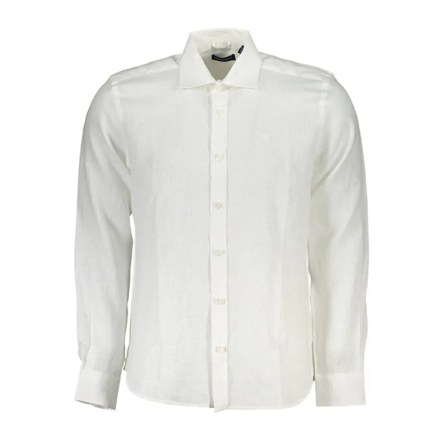 North Sails White Linen Men’s Shirt
