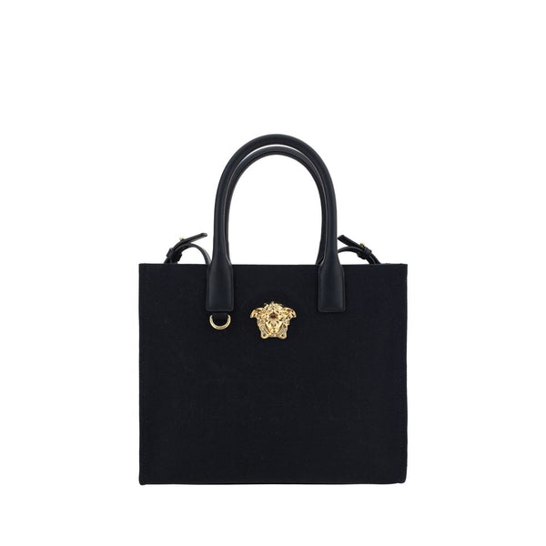 Versace - Black Cotton Shoulder Bag