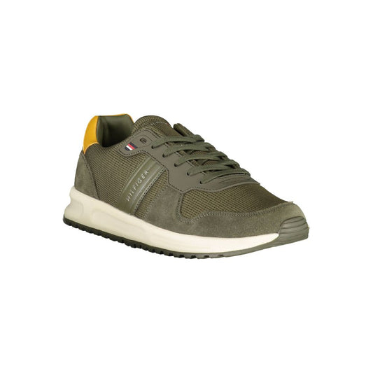 Tommy Hilfiger Verde Polyester Men Sneaker