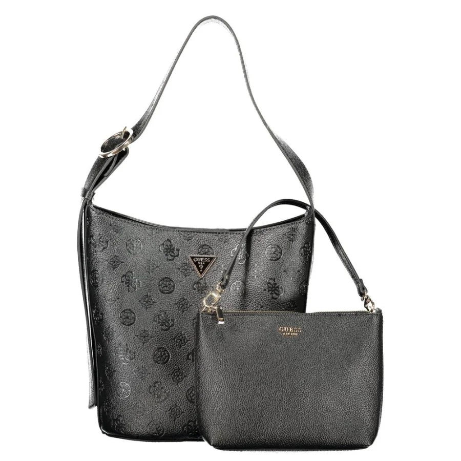 Guess Jeans ’Nero Poliuretano Woman Bucket Bag’