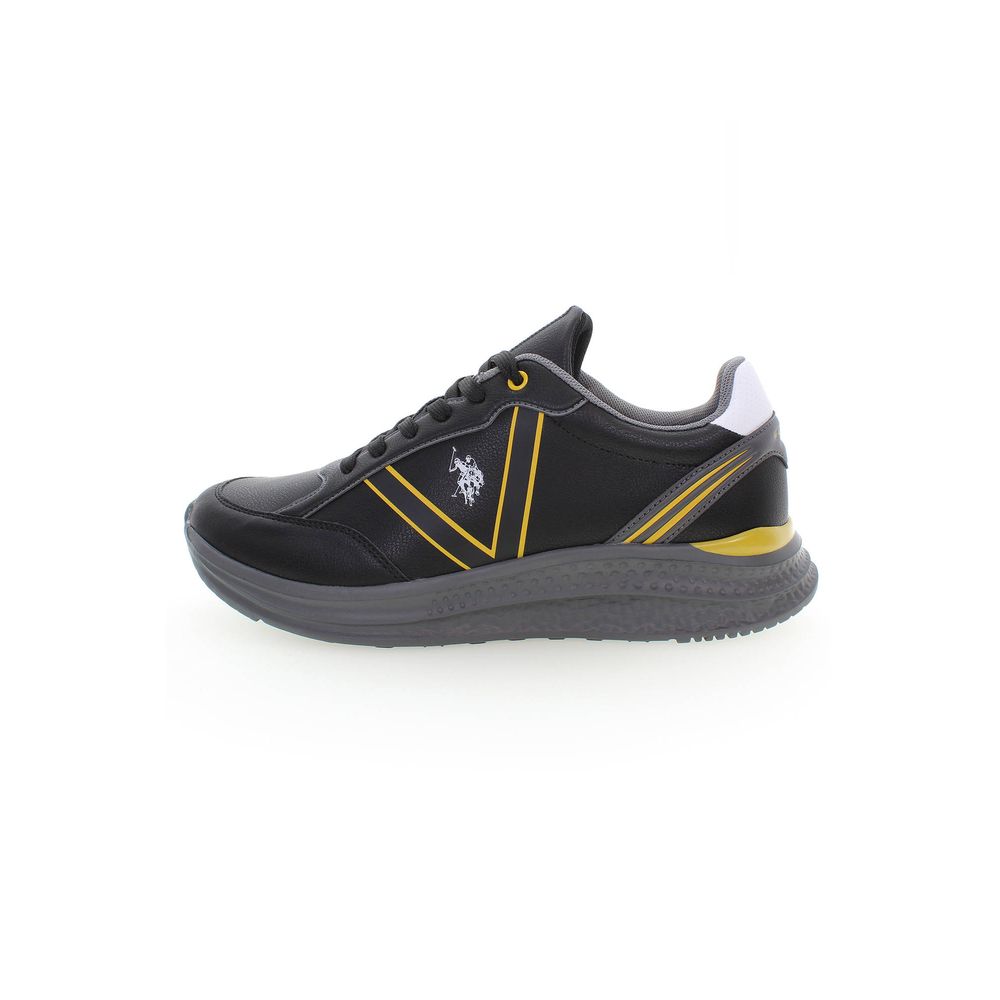 U.S. POLO ASSN. Black Polyester Men&
