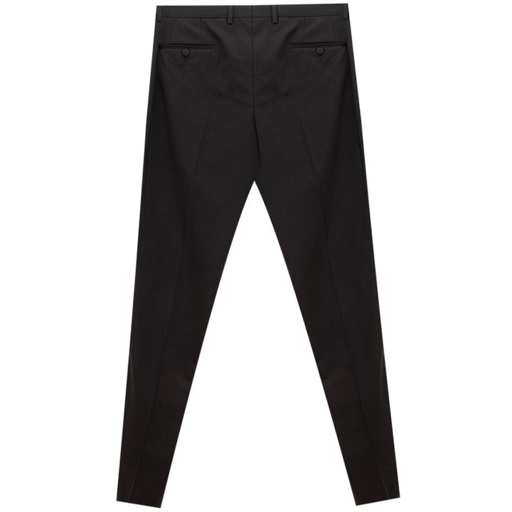 Dolce &amp; Gabbana Black Wool Dress Pants