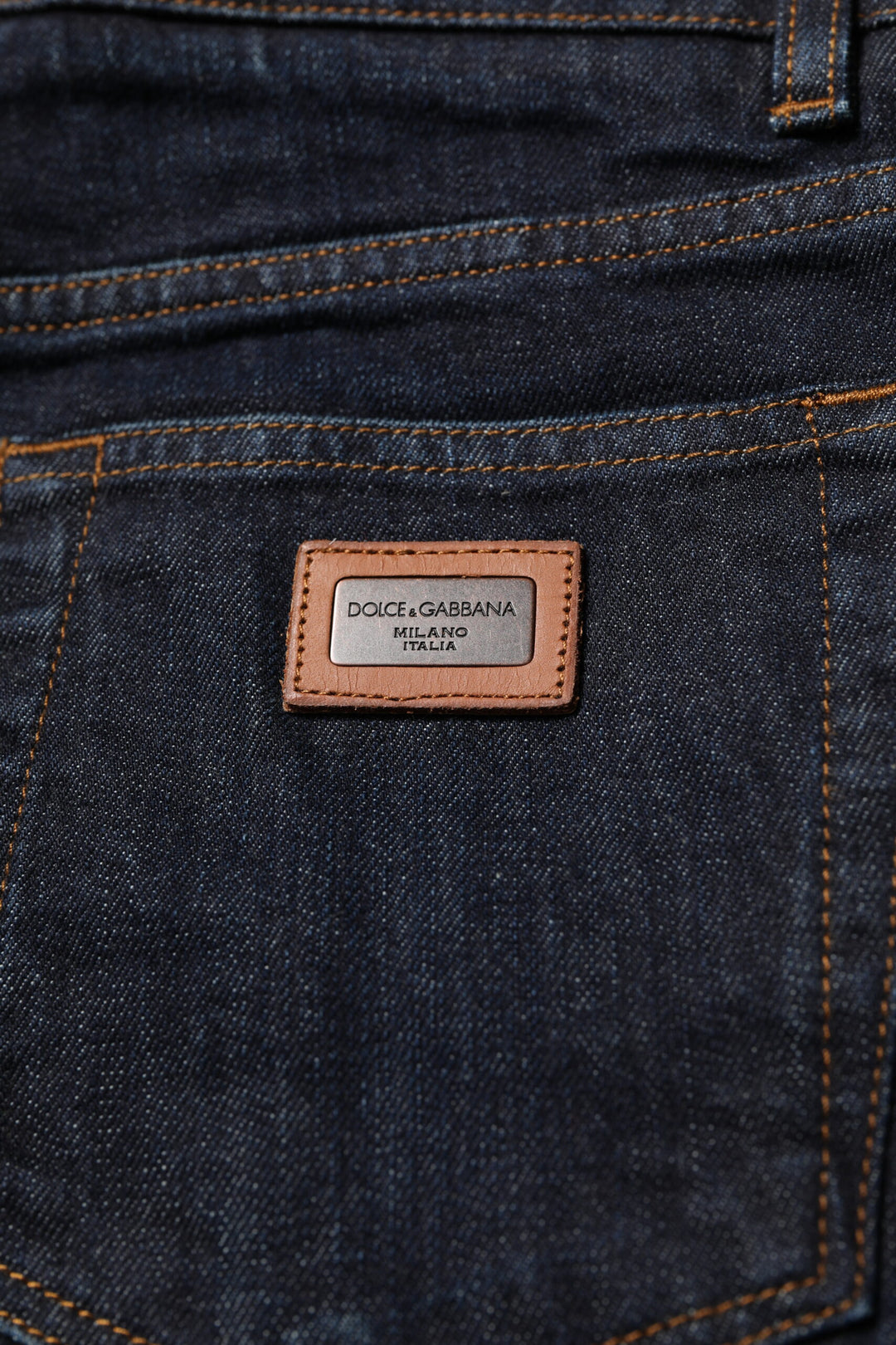 Dolce &amp; Gabbana Black Cotton Skinny Denim Men Jeans