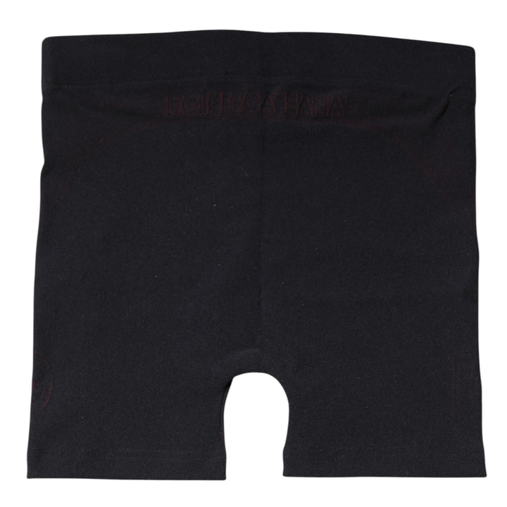 Dolce &amp; Gabbana Black Nylon Stretch Boxer Shorts Underwear