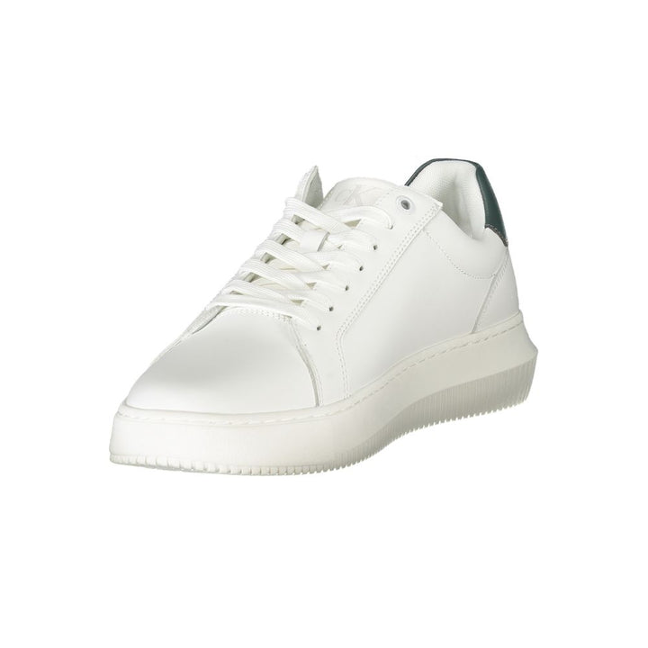 Calvin Klein Bianco Polyurethane Men Sneaker
