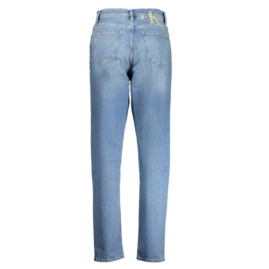 Calvin Klein Azzurro Cotton Women Jeans