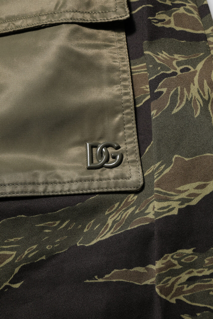 Dolce &amp; Gabbana Multicolor Cargo Camouflage Pants