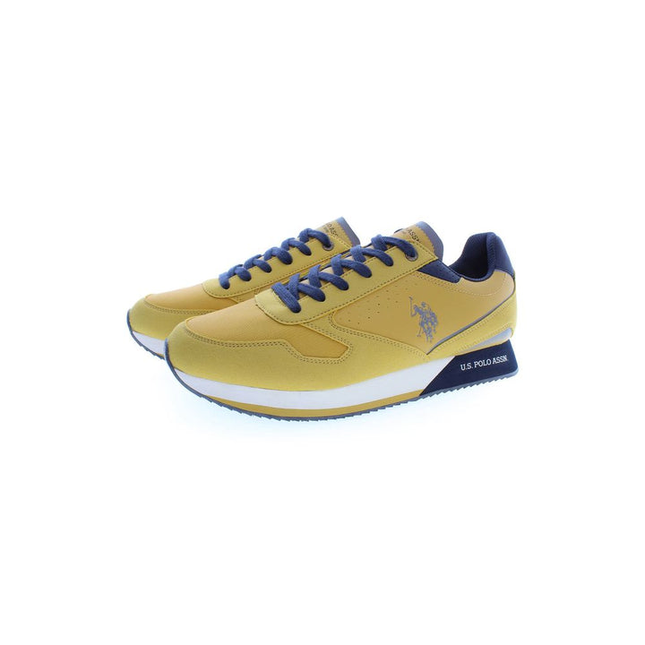 U.S. POLO ASSN. Yellow Polyester Men Sneaker