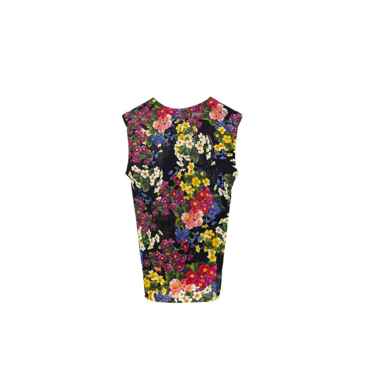 Dolce &amp; Gabbana Black Cashmere Tank Top