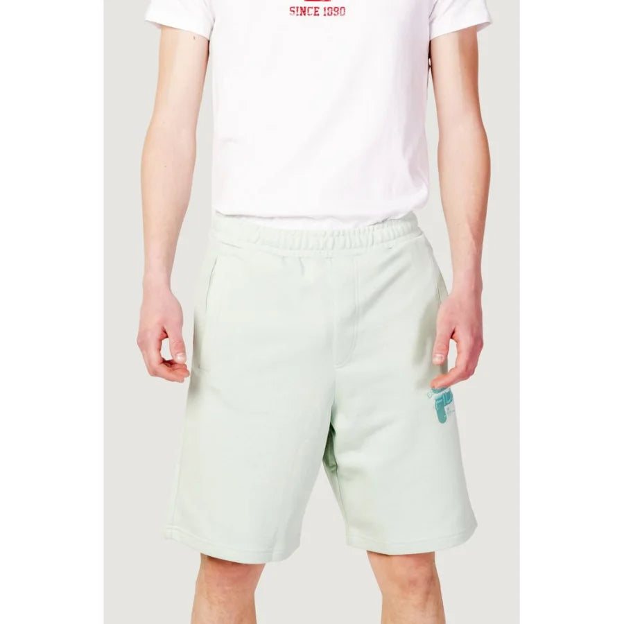 Fila Bicolor Cotton Bermuda Shorts