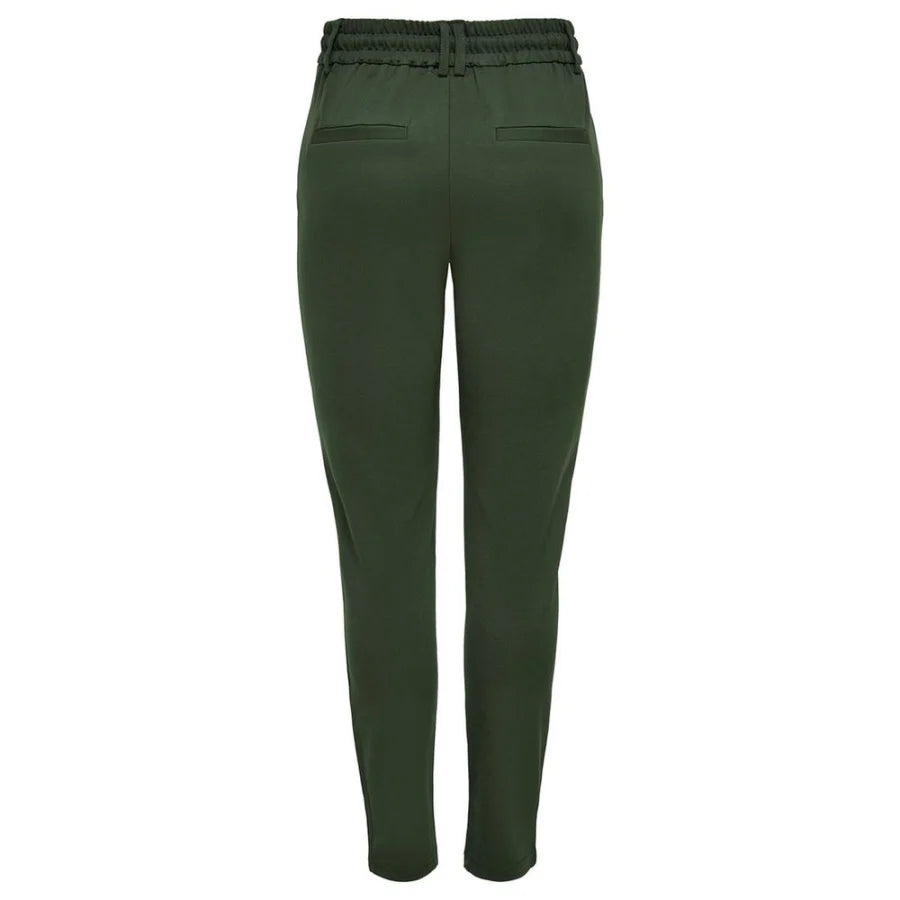 Only Green Viscose Casual Pants