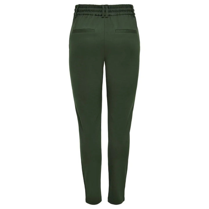 Only Green Viscose Casual Pants