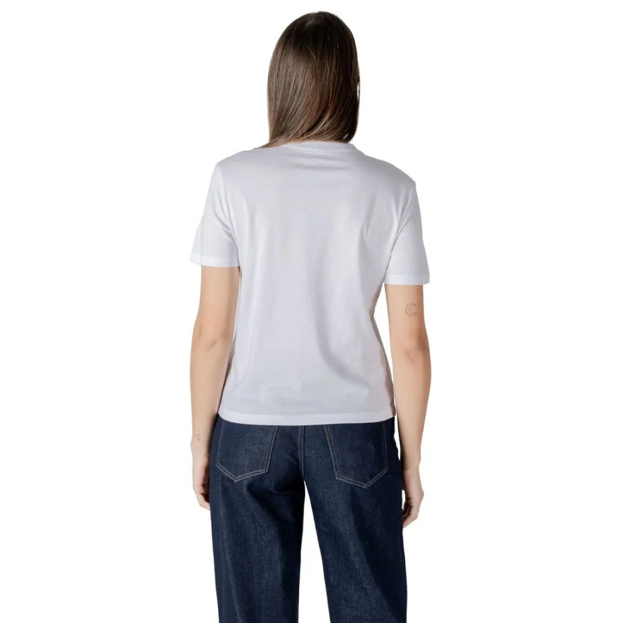 Calvin Klein Jeans White Cotton T-Shirt