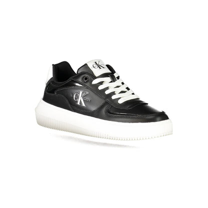 Calvin Klein Black Polyurethane Women Sneaker