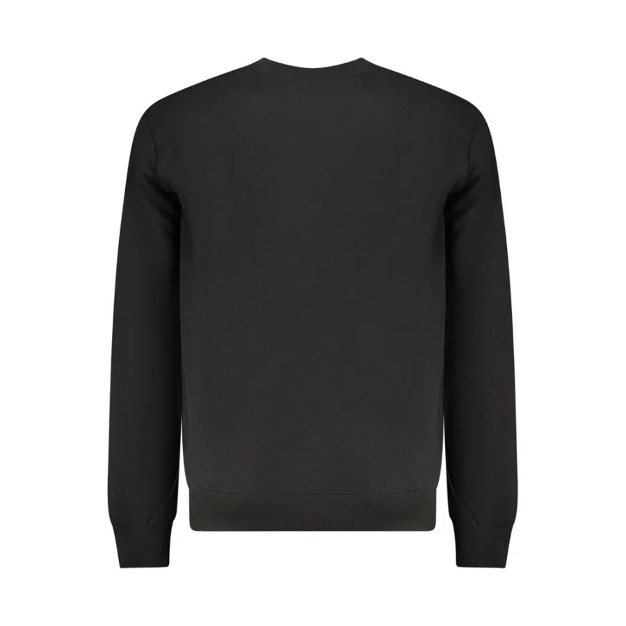 Fila Black Organic Cotton Men Sweatshirt