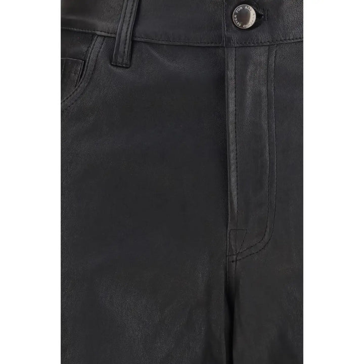7for Black Leather Pants