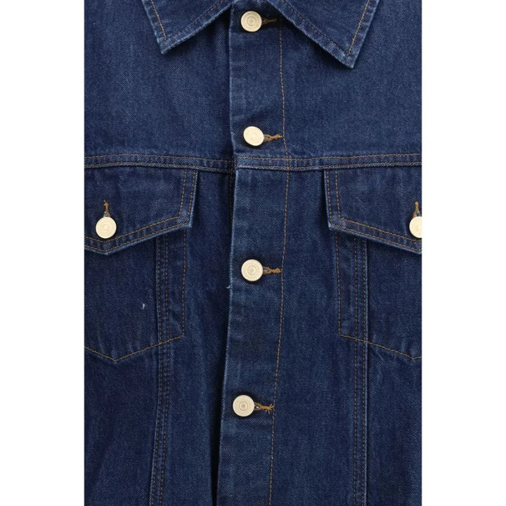 7FOR Blue Cotton Denim Jacket