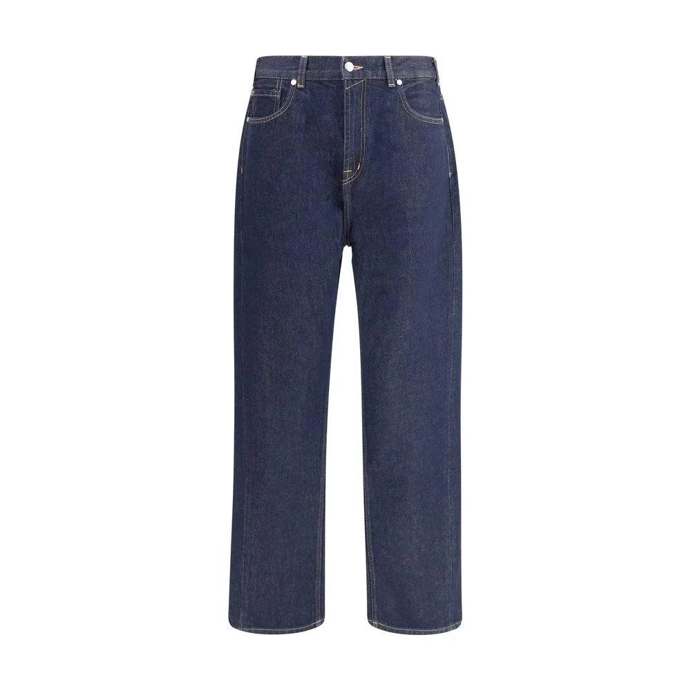 7FOR Blue Cotton Jeans Denim