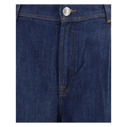 7FOR Blue Modal Jeans Denim