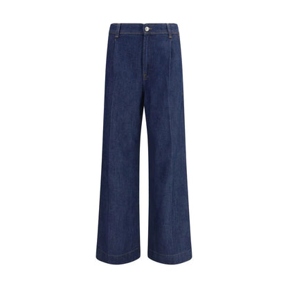 7FOR Blue Modal Jeans Denim