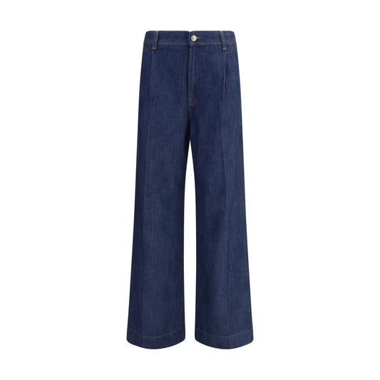 7FOR Blue Modal Jeans Denim