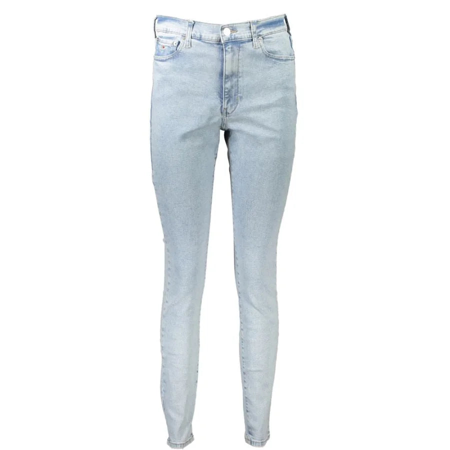 Tommy Hilfiger Azzurro Cotton Women Jeans